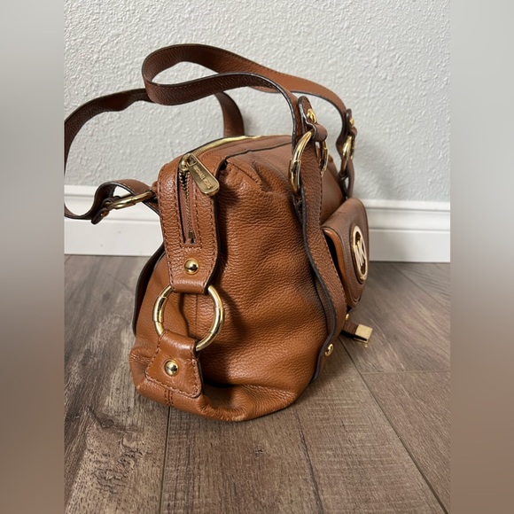 Michael Kors Cognac Fulton Satchel - Picture 3 of 10